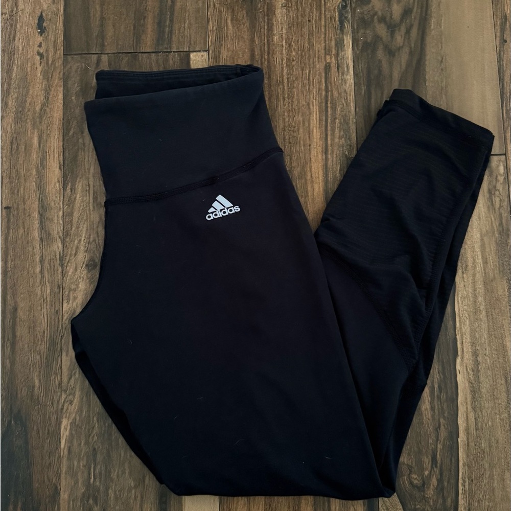 adidas Black High-Waist Performance Leggings